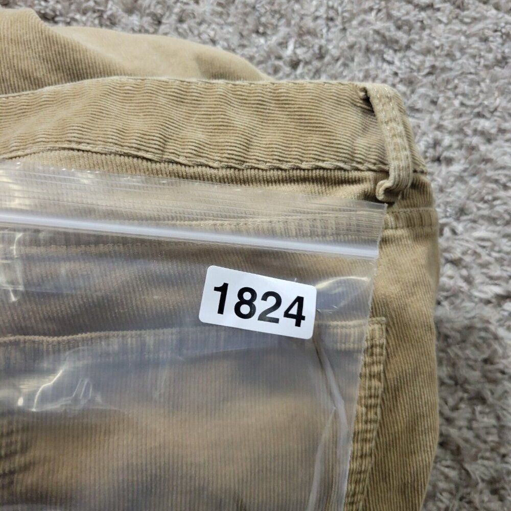 Talbots Corduroy Pants Womens 12P Beige Curvy Bootcut Casual - Picture 9 of 9